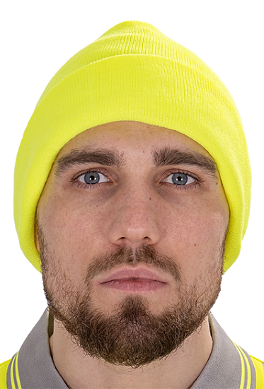 Шапка трикотажная двойная салатовая