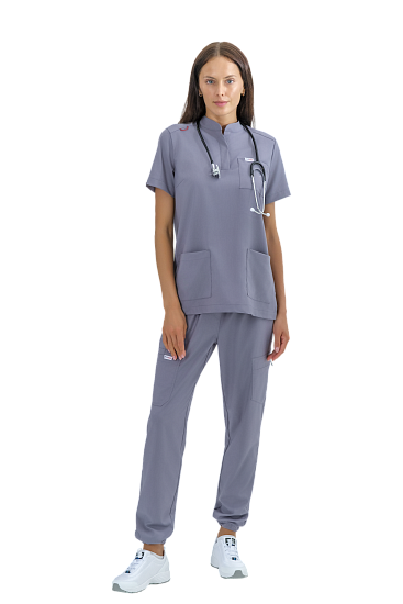 Блуза КЕЛЛИ серая