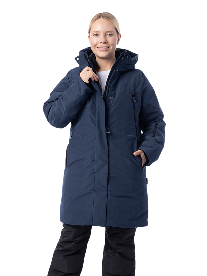 Женская зимняя куртка-парка Brodeks KW 258 синий
