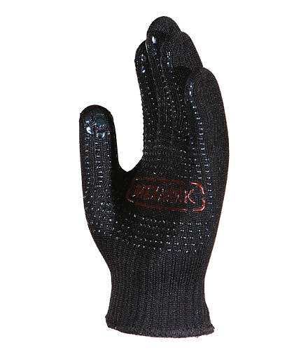Перчатки Механик Блэк, (TNG-30), нейлон с ПВХ