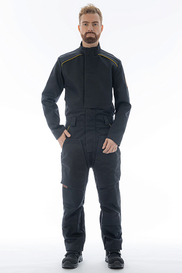 Комбинезон сварщика 2 класса Brodeks FS 58-02, черный
